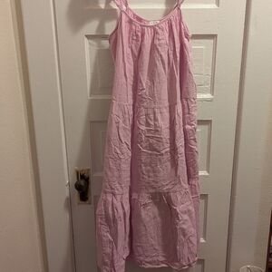 J. Crew Pink Flowy Dress